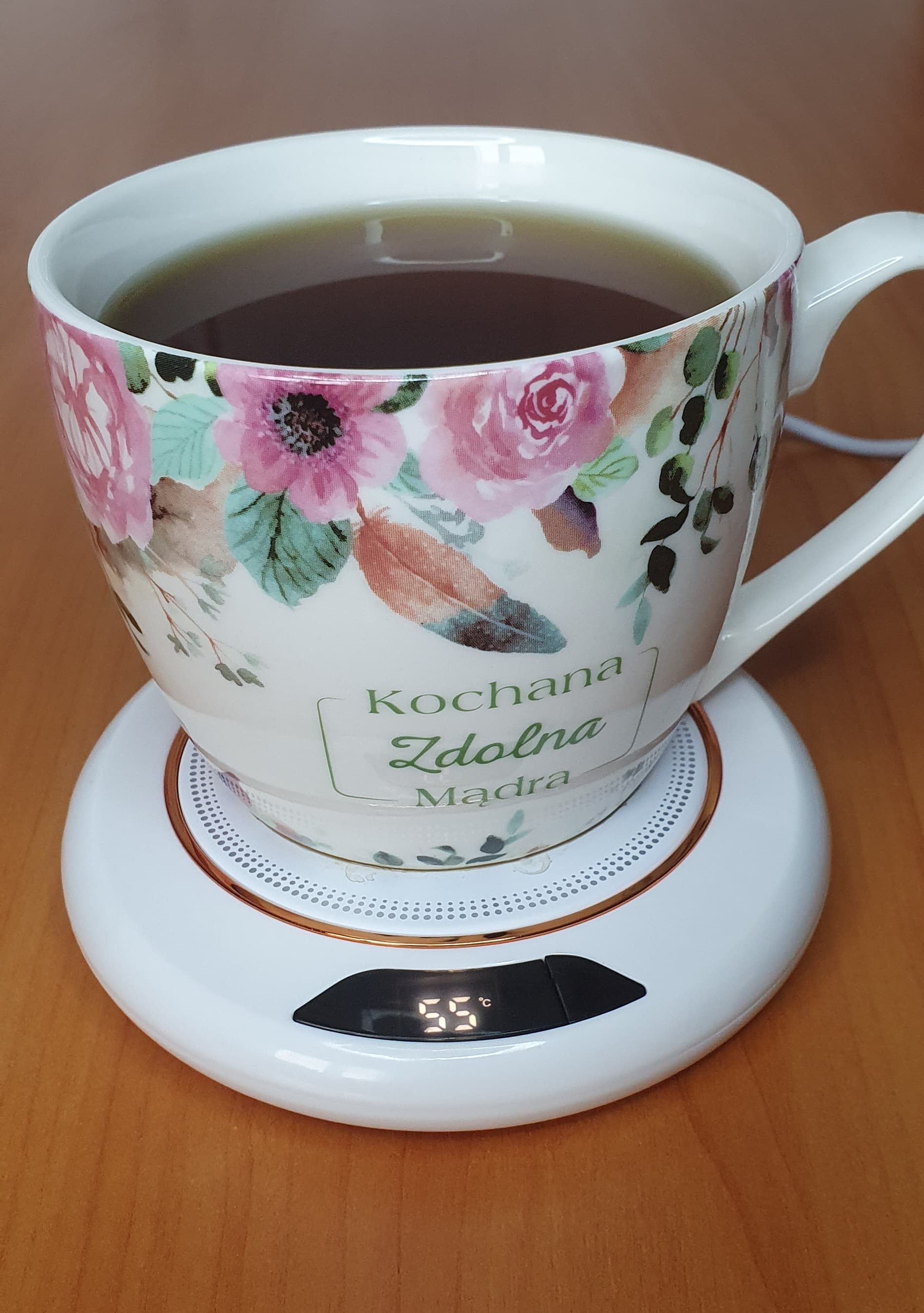 Inteligentny podgrzewacz do kawy z termostatem